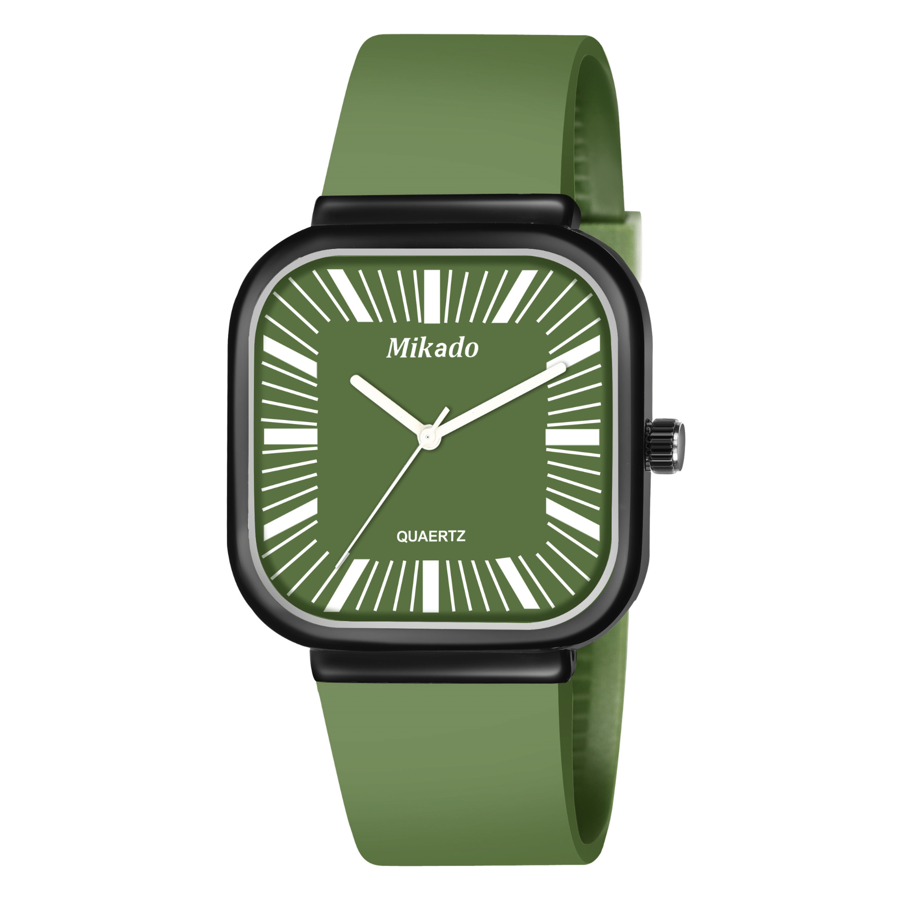     			Mikado Olive Silicon Analog Men's Watch