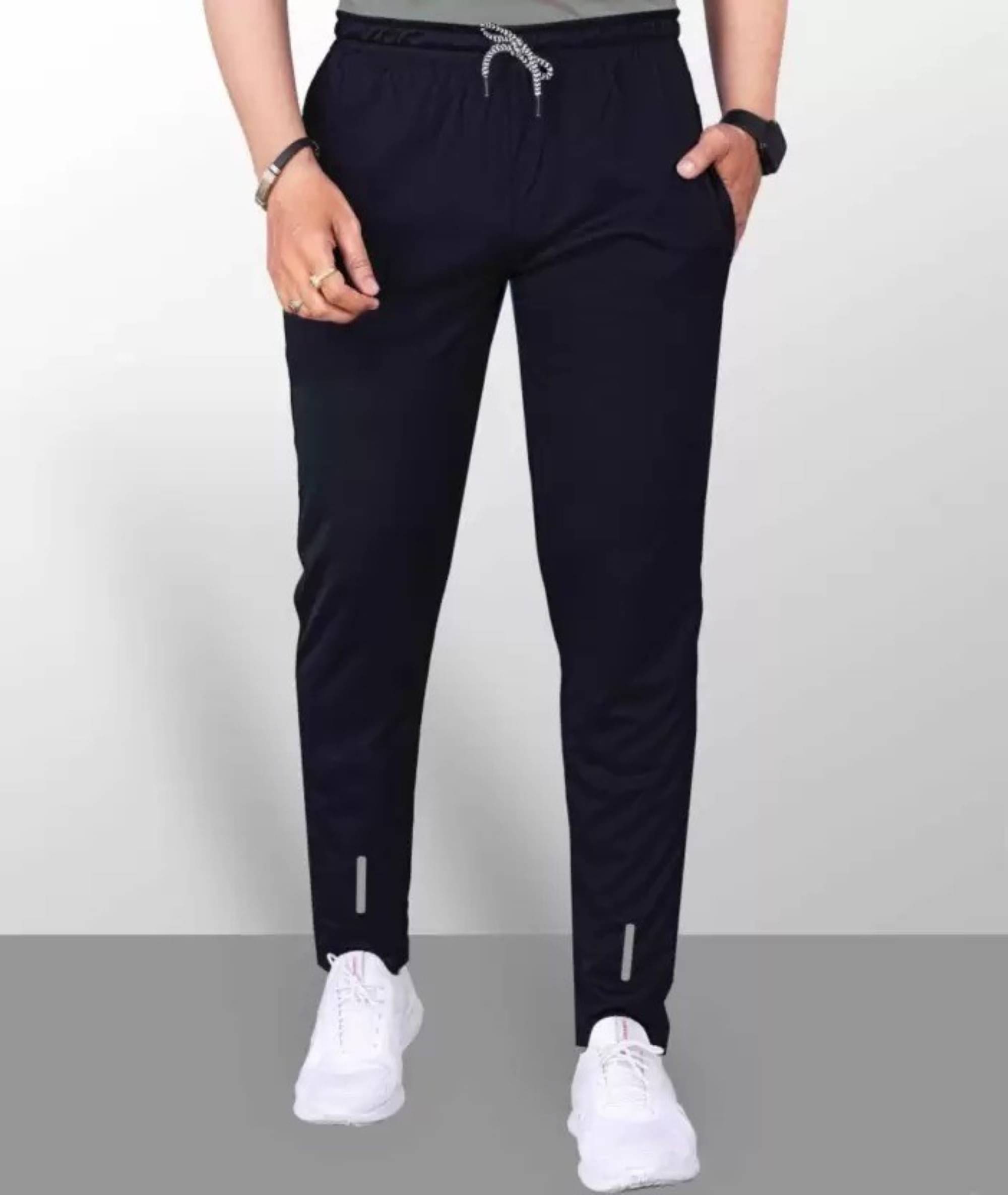 STRAND CREATION Black Polyester Blend Men's Joggers ( Pack of 1 ) STRAND CREATION Black Polyester Blend Men's Joggers ( Pack of 1 )