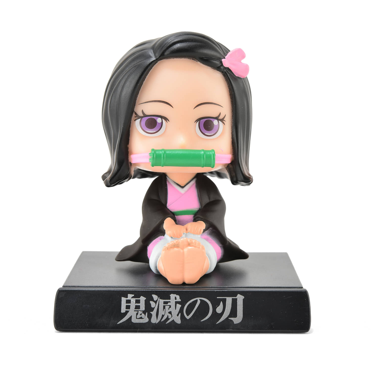 Super Hero Nezuko Action Figure Limited Edition Bobblehead with Mobile Holder Super Hero Nezuko Action Figure Limited Edition Bobblehead with Mobile Holder