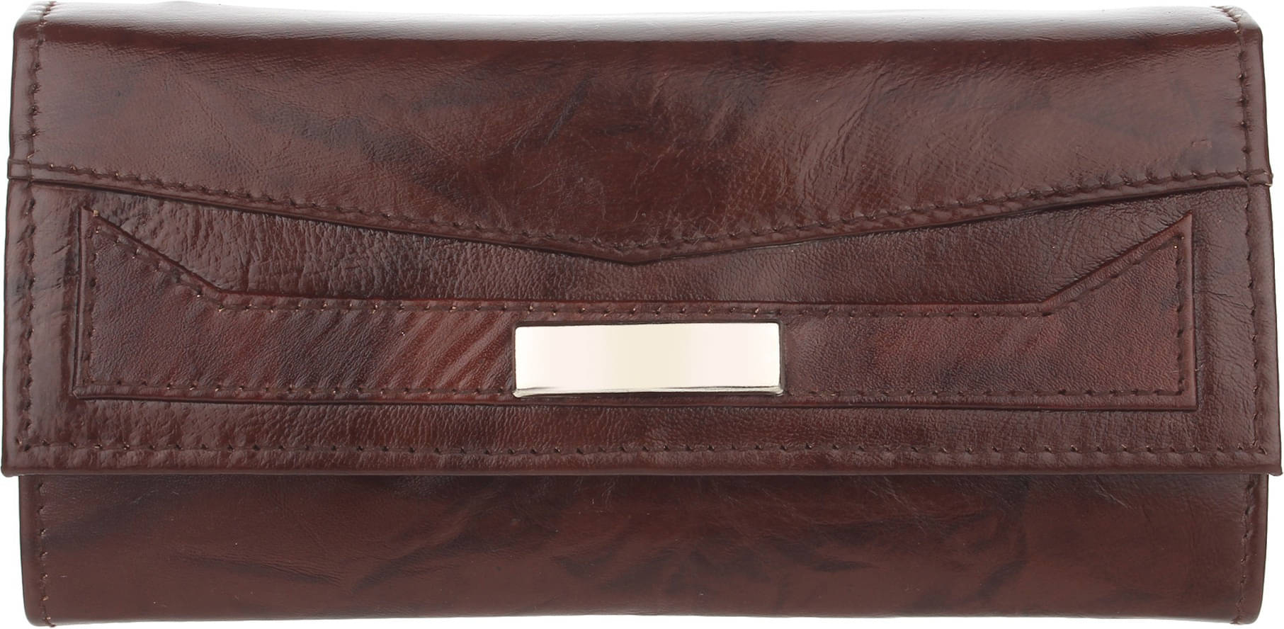     			WILDAUK Leather Brown Women's Regular Wallet ( Pack of 1 )