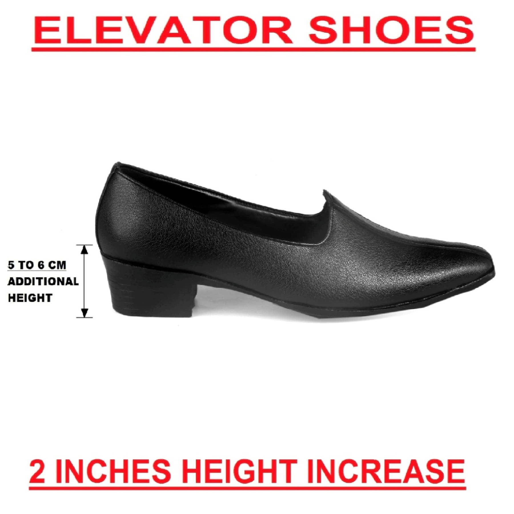 YUVRATO BAXI Height Increasing jutti Black Men's Slip-on Shoes - Casual Shoes | Buy online on ZillyBuy