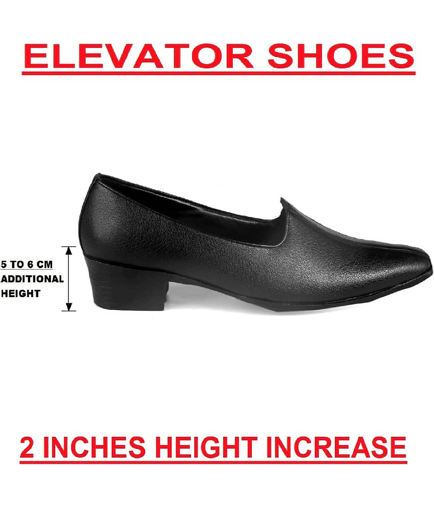 YUVRATO BAXI Height Increasing jutti Black Men's Slip-on Shoes - Casual Shoes | Buy online on ZillyBuy