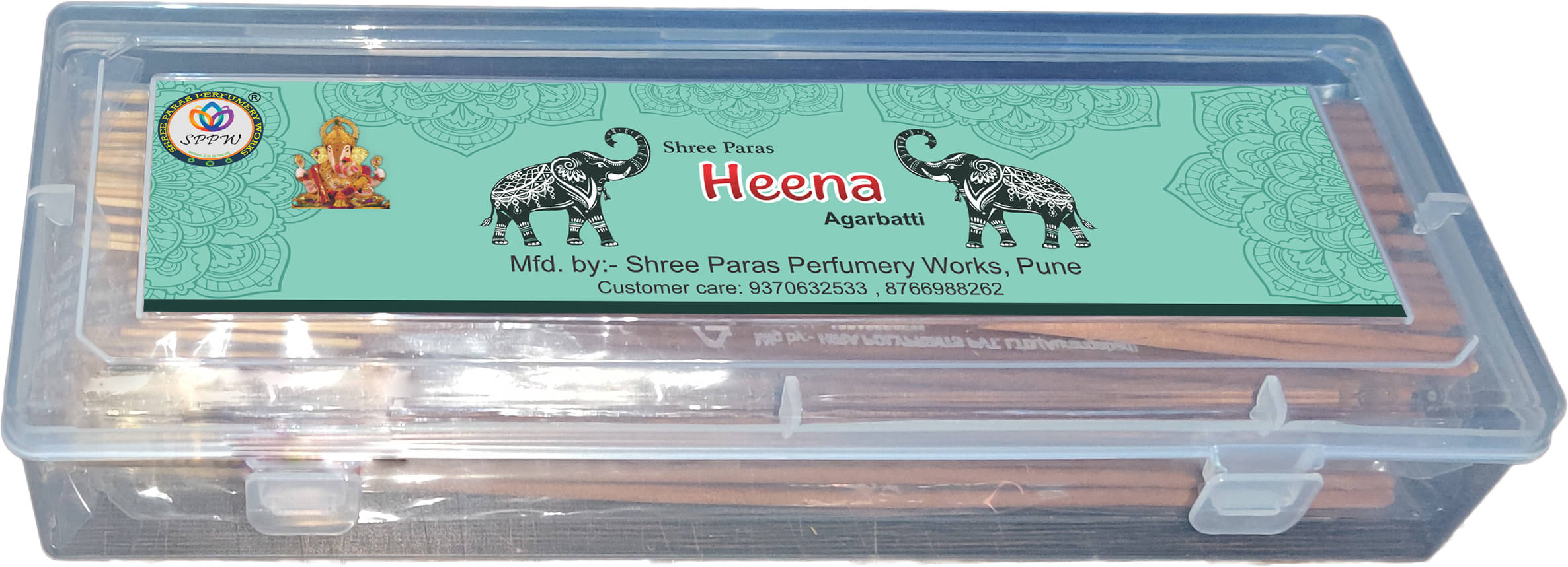     			shree paras Incense Stick Heena 200 gm ( Pack of 1 )