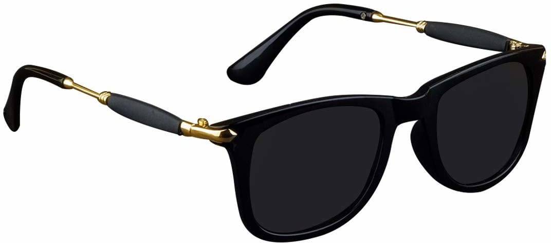 uzak Black Square Sunglasses ( Pack of 1 ) uzak Black Square Sunglasses ( Pack of 1 )
