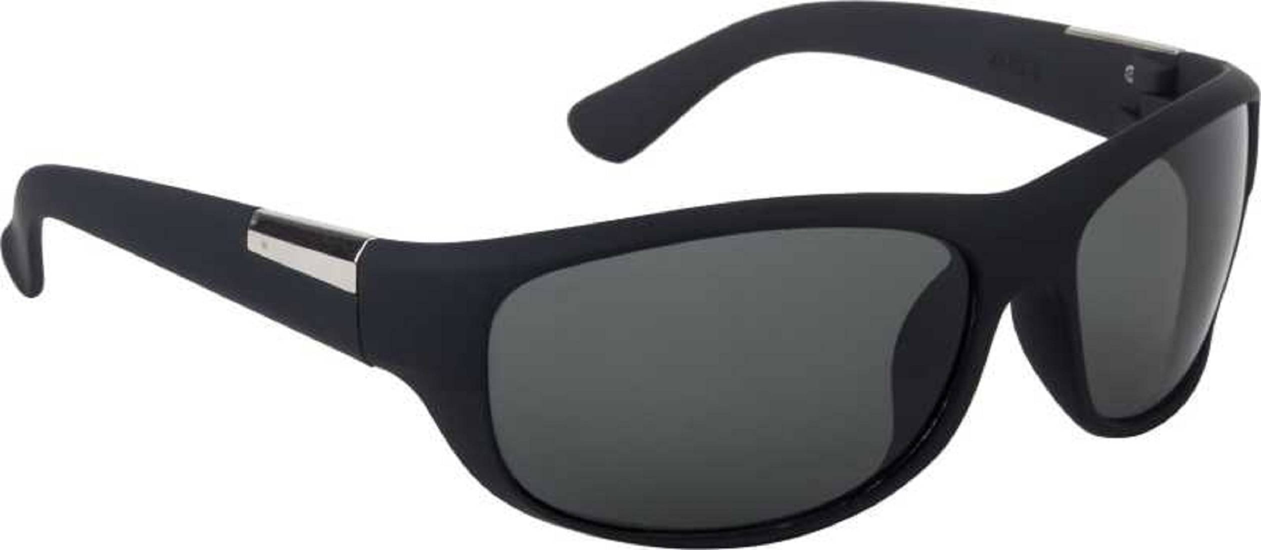 uzak Black Wrap Around Sunglasses ( Pack of 1 ) uzak Black Wrap Around Sunglasses ( Pack of 1 )