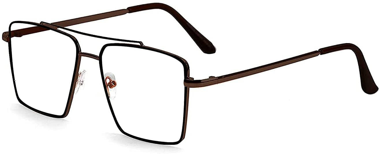 uzak Brown Square Eyeglass Frame ( Pack of 1 ) uzak Brown Square Eyeglass Frame ( Pack of 1 )