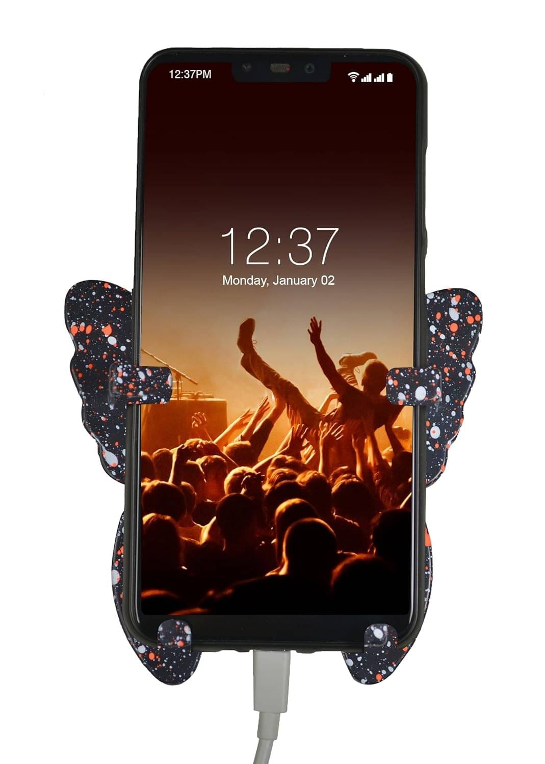 Avya Other Surfaces Double Clamp Car Mobile Holder - Multicolor Avya Other Surfaces Double Clamp Car Mobile Holder - Multicolor