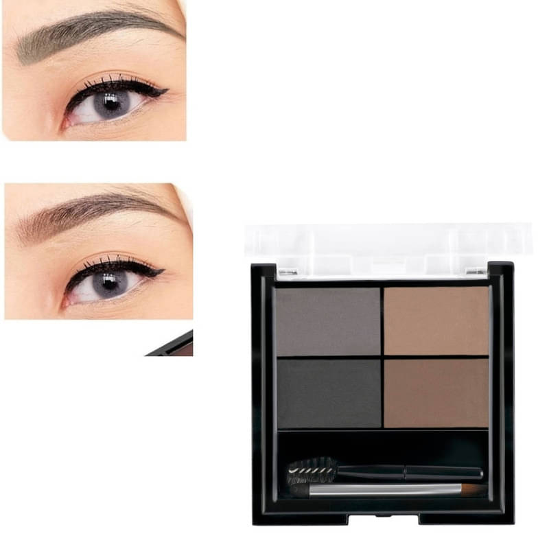     			BLUST & FAMME 4 Colour Waterproof Eyebrow Enhancer Palette With 1 Brush