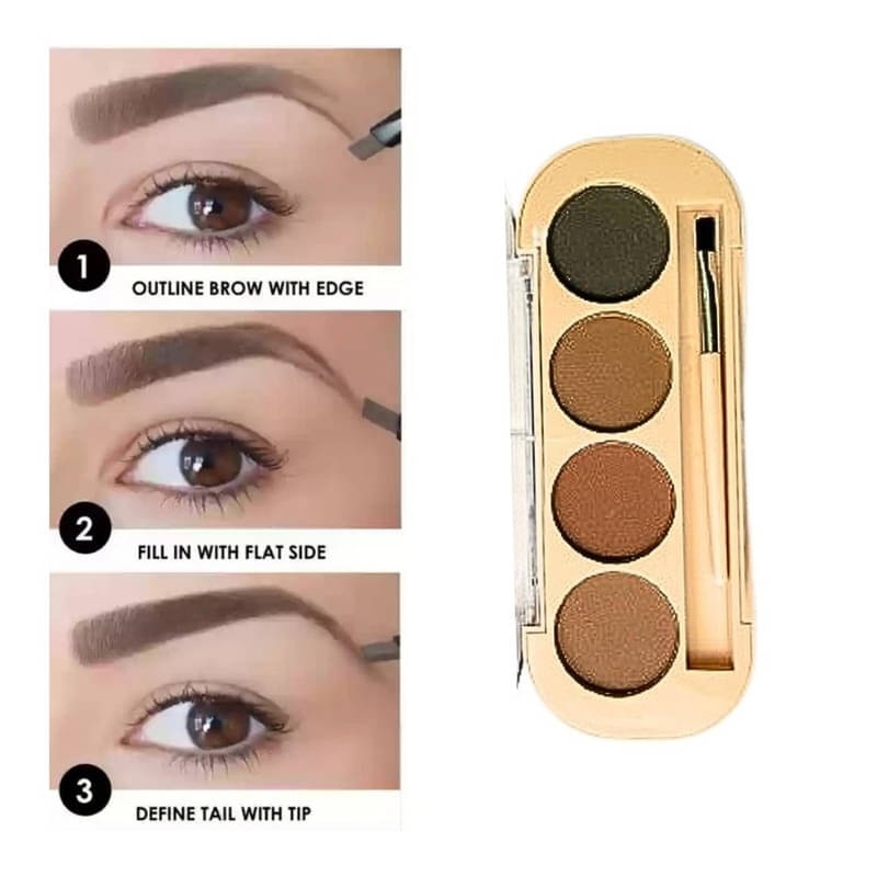     			BLUST & FAMME Waterproof Eyebrow Enhancer Palette