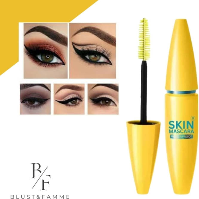 BLUST & FAMME Waterproof, Volumizing & Lengthening Black Mascara (Pack of 1) BLUST & FAMME Waterproof, Volumizing & Lengthening Black Mascara (Pack of 1)