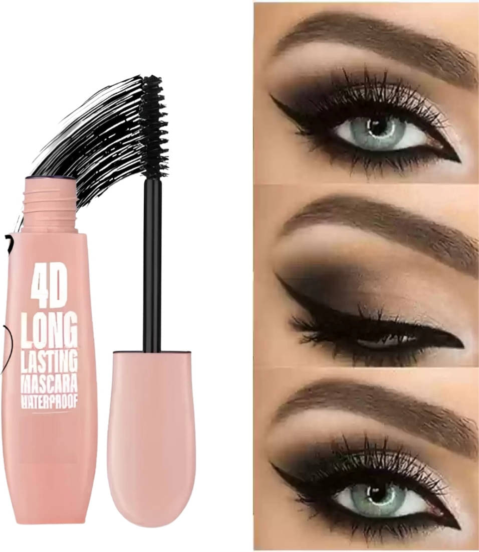     			BLUST & FAMME Volumizing & Lengthening 4D Black Mascara (Pack of 1)