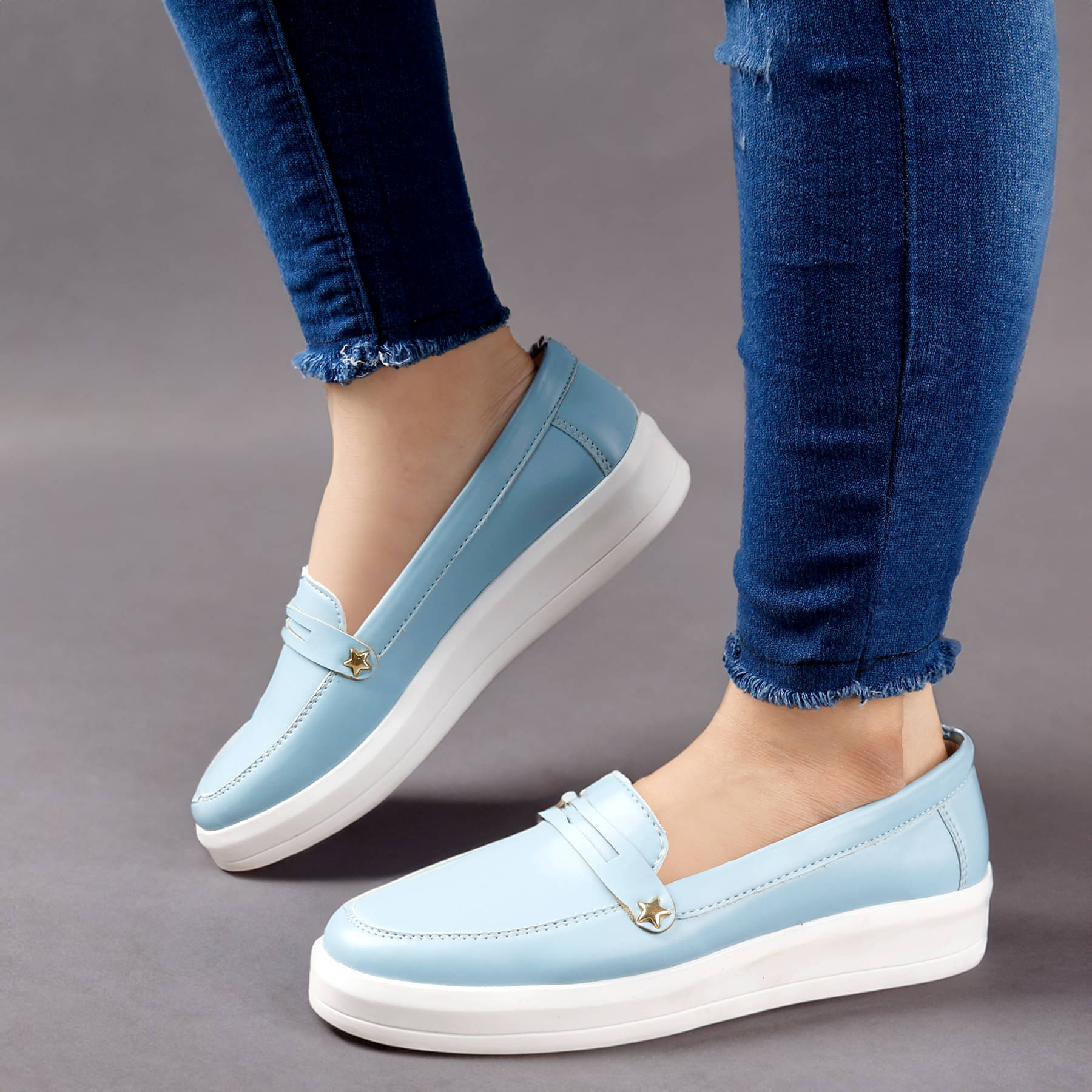     			BXXY Blue Women's Slip On