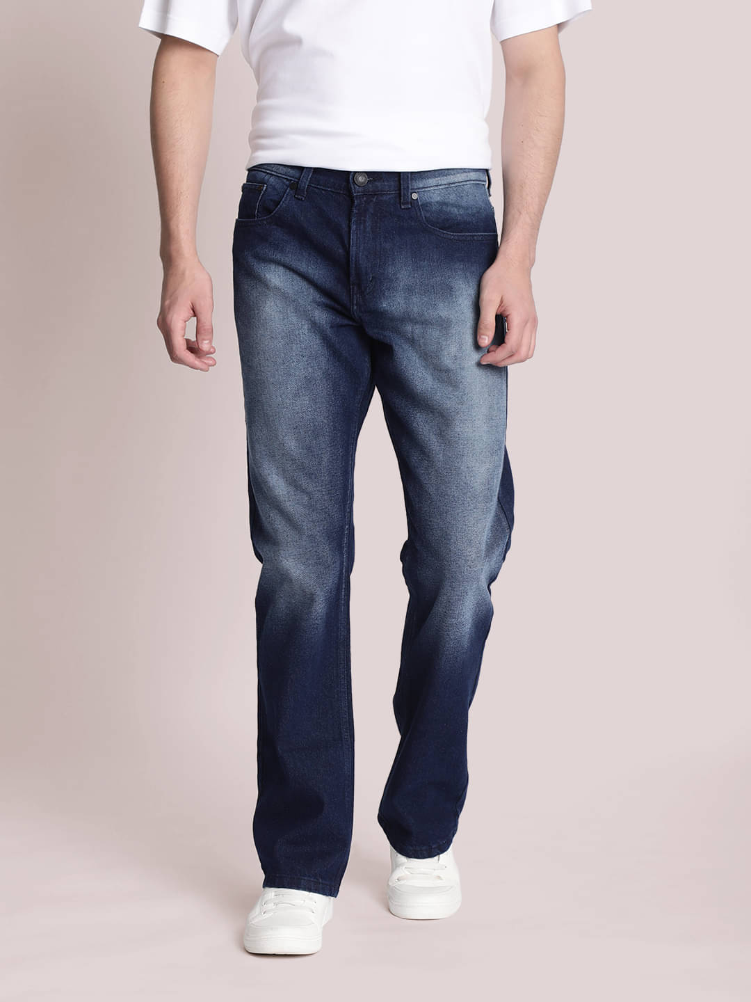     			Bene Kleed Washed Men's Jeans - Blue ( Pack of 1 )