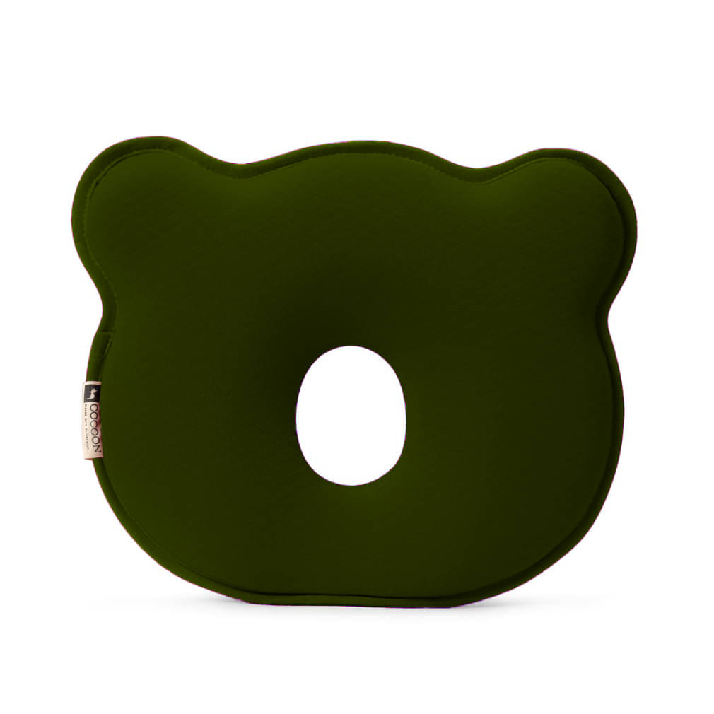     			COOCON Green Memory Foam Neck supporter (Horse-shoe) Baby Pillow