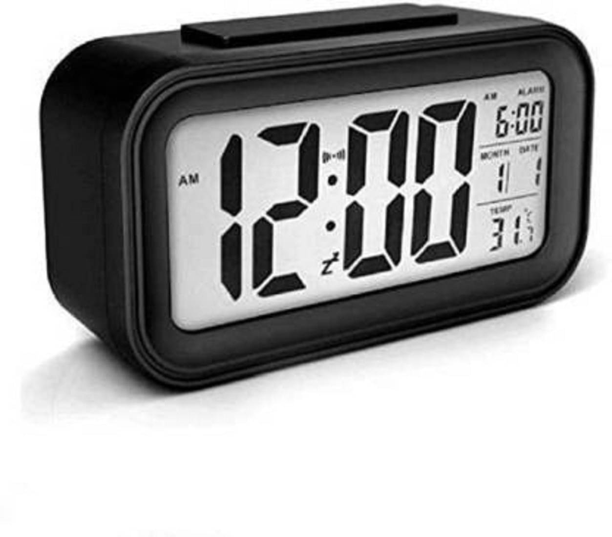     			FIVANIO Digital Plastic Rectangular Table Clock - Pack of 1