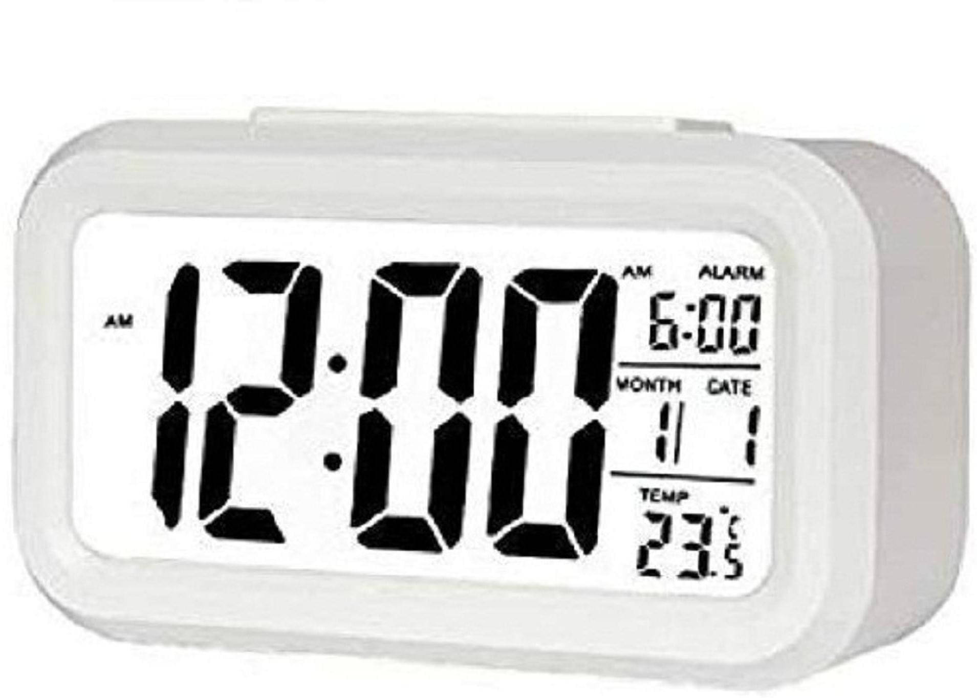 FIVANIO Digital Plastic Rectangular Table Clock - Pack of 1 FIVANIO Digital Plastic Rectangular Table Clock - Pack of 1