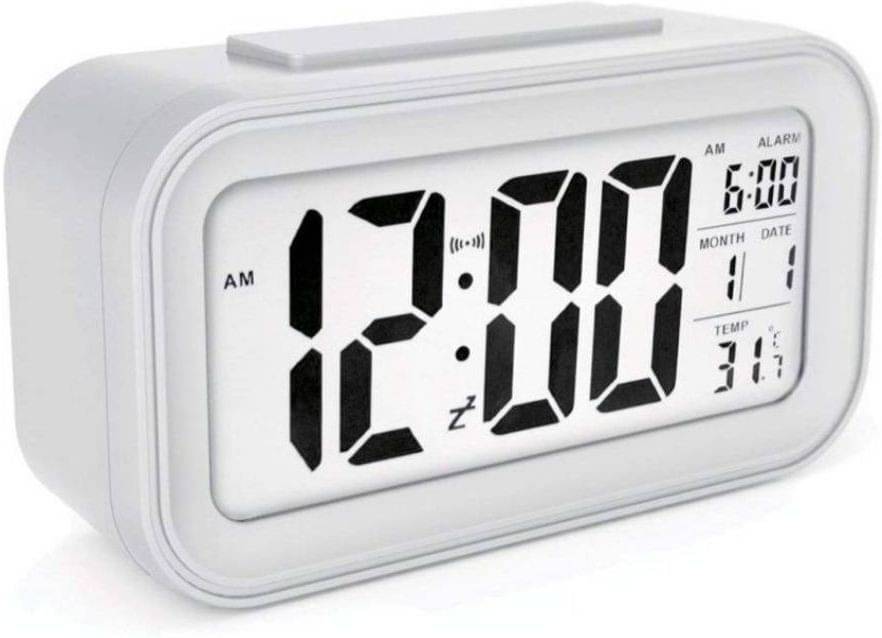    			FIVANIO Digital Plastic Rectangular Table Clock - Pack of 1