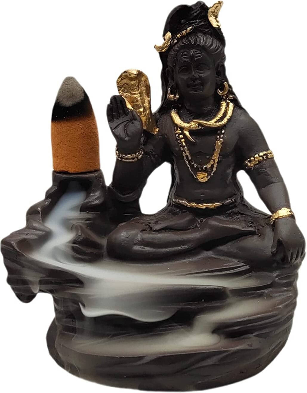 GOLDILUXE Smoke Backflow Showpiece 15 cm - Pack of 1     			GOLDILUXE Smoke Backflow Showpiece 15 cm - Pack of 1