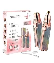 Gatih 2-in-1 Rechargeable Eyebrow Epilators For Women, Facial Hair Removal Eyebrow Trimmer Multicolor Cordless Eyebrow Trimmer With 60 minutes Runtime