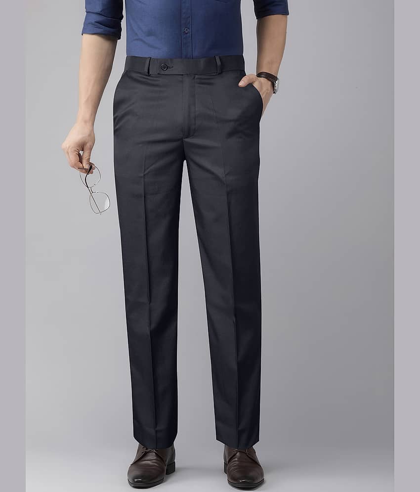 JB JUST BLACK Regular Pleated Men's Formal Trouser - Black ( Pack of 1 ) - Trousers | Buy online on ZillyBuy