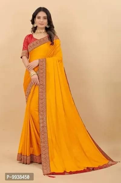     			JIRA Art Silk Dyed Saree With Unstitched Blouse Piece ( Gold )