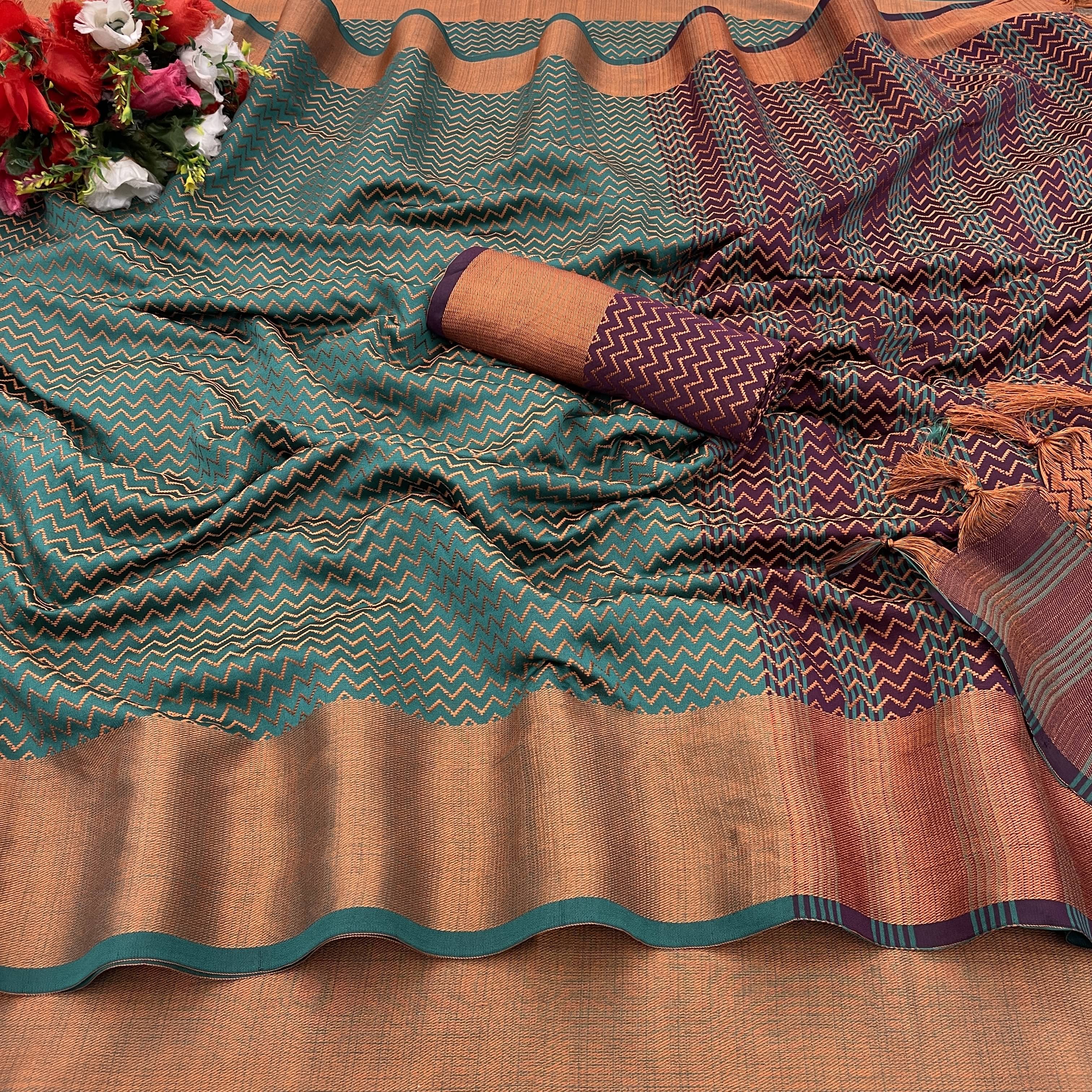 JIRA Art Silk Self Design Saree With Unstitched Blouse Piece ( Green ) JIRA Art Silk Self Design Saree With Unstitched Blouse Piece ( Green )