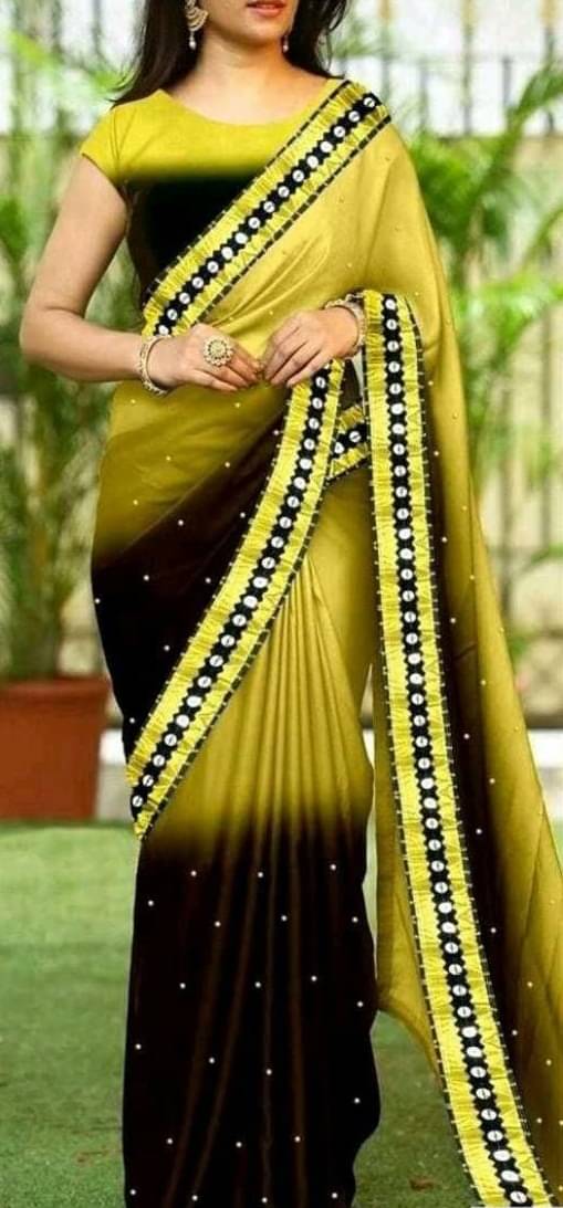 JIRA Georgette Woven Saree With Unstitched Blouse Piece ( Yellow ) JIRA Georgette Woven Saree With Unstitched Blouse Piece ( Yellow )