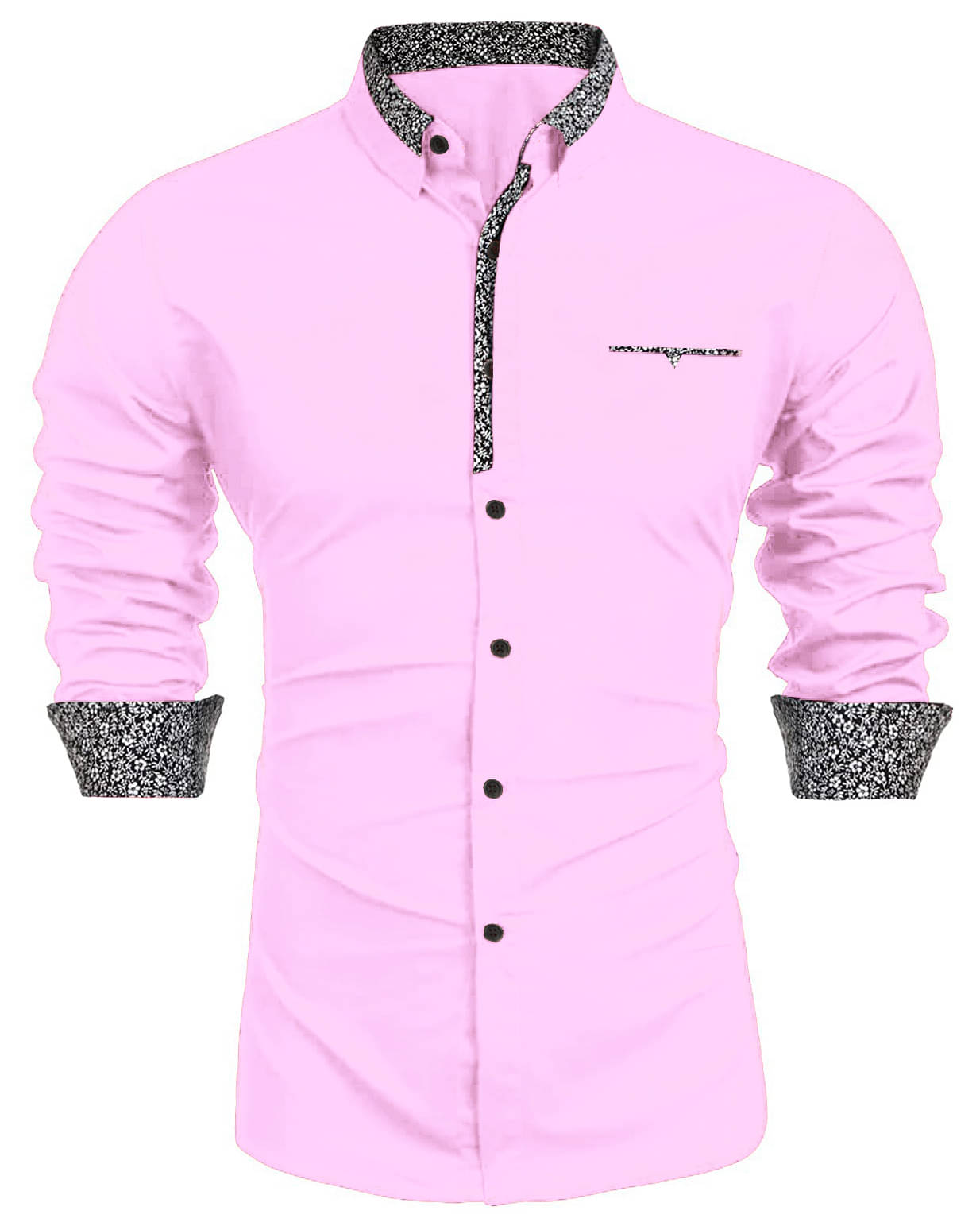 KAKIDO Cotton Blend Regular Fit Solids Half Sleeves Men's Casual Shirt - Pink ( Pack of 1 ) KAKIDO Cotton Blend Regular Fit Solids Half Sleeves Men's Casual Shirt - Pink ( Pack of 1 )
