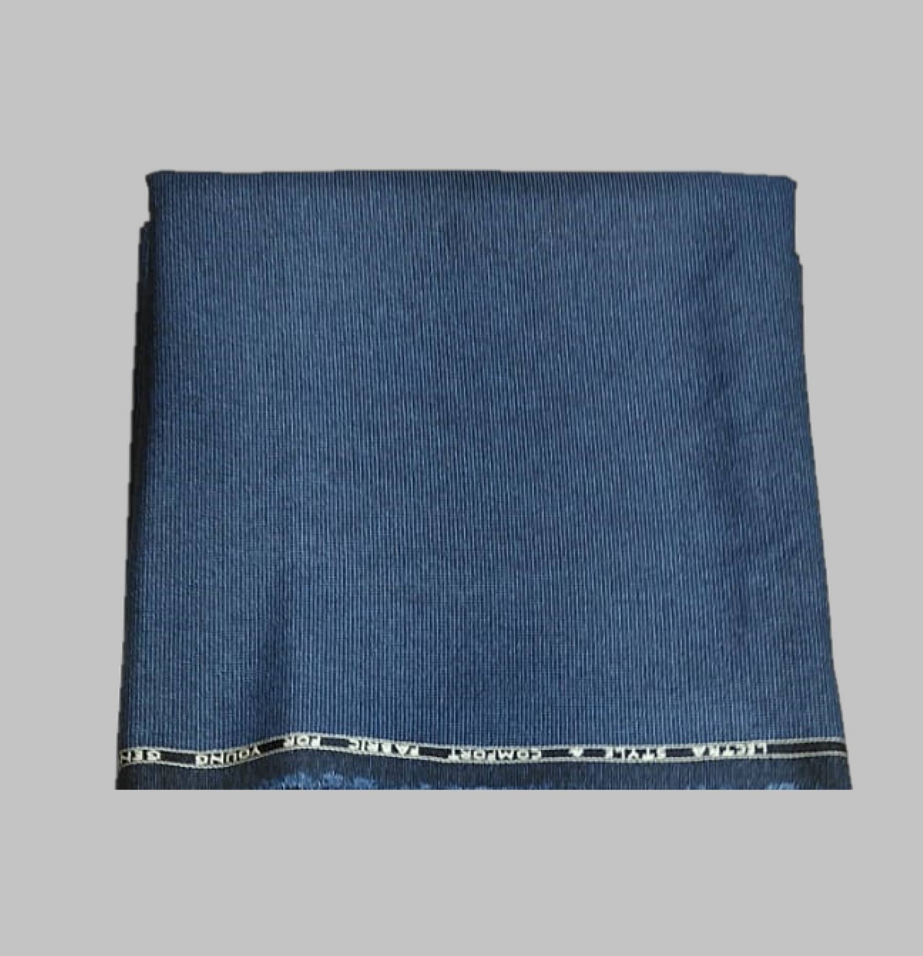 Siyaram Blue Polyester Blend Men's Unstitched Pant Piece ( Pack of 1 ) Siyaram Blue Polyester Blend Men's Unstitched Pant Piece ( Pack of 1 )