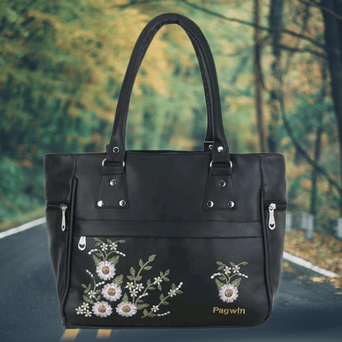     			THE MONAINA CEAPT Shoulder Bag PU Set of 1 ( Black )