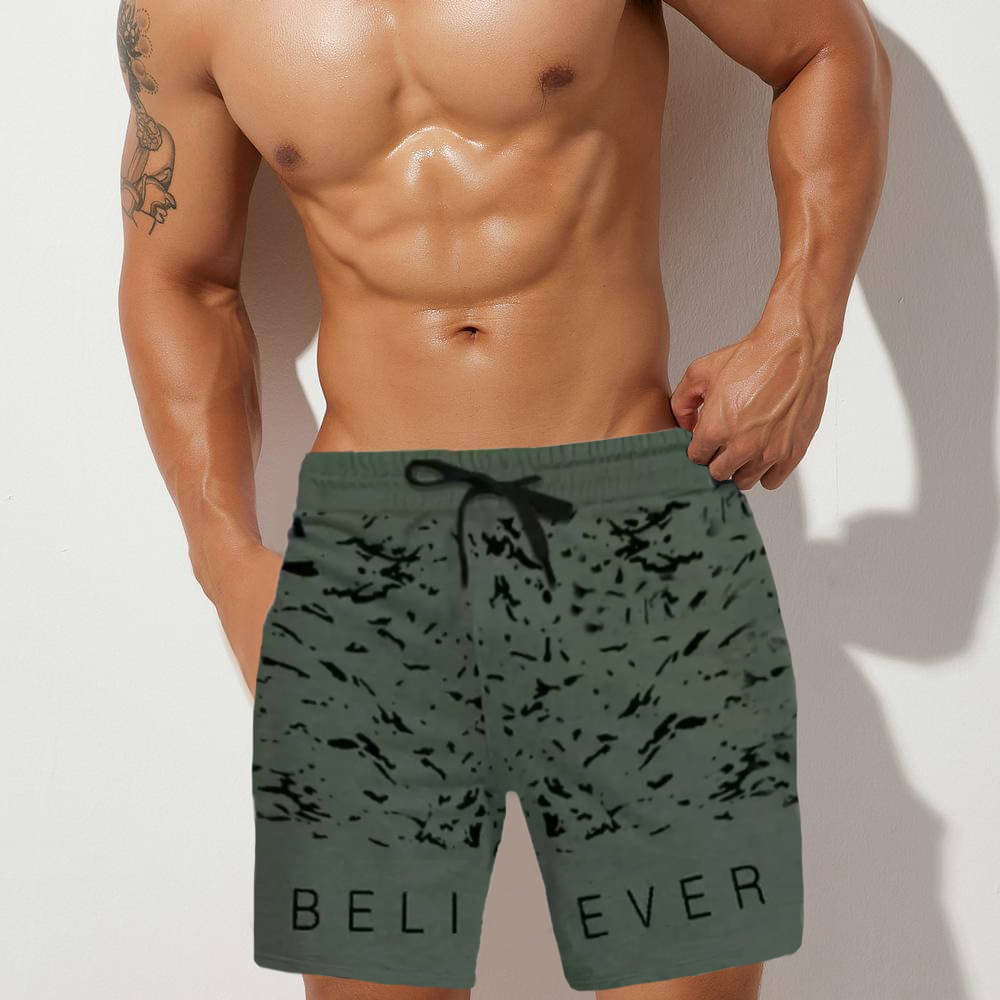    			Try This Green Cotton Blend Men's Shorts ( Pack of 1 )