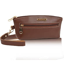 WILDAUK Brown Pure Leather Purse