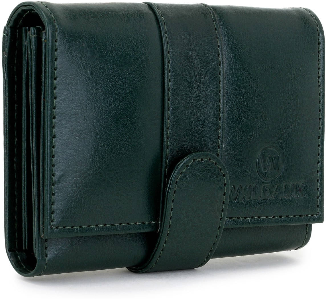     			WILDAUK PU Green Women's Regular Wallet ( Pack of 1 )