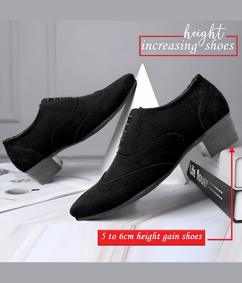 YUVRATO BAXI Height Increasing Black Men's Lifestyle Shoes