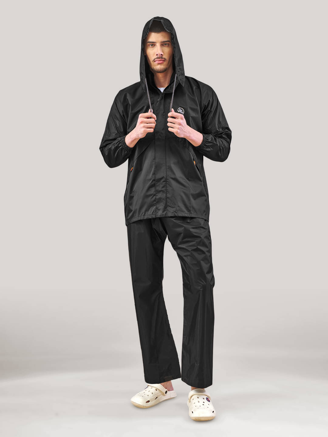     			lux venus Black PVC Men's Rain Suit ( Pack of 1 )