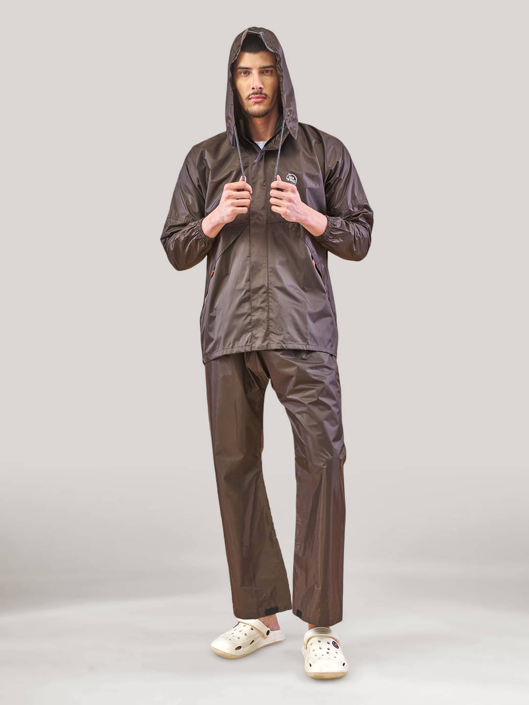 lux venus Coffee PVC Men's Rain Suit ( Pack of 1 ) lux venus Coffee PVC Men's Rain Suit ( Pack of 1 )