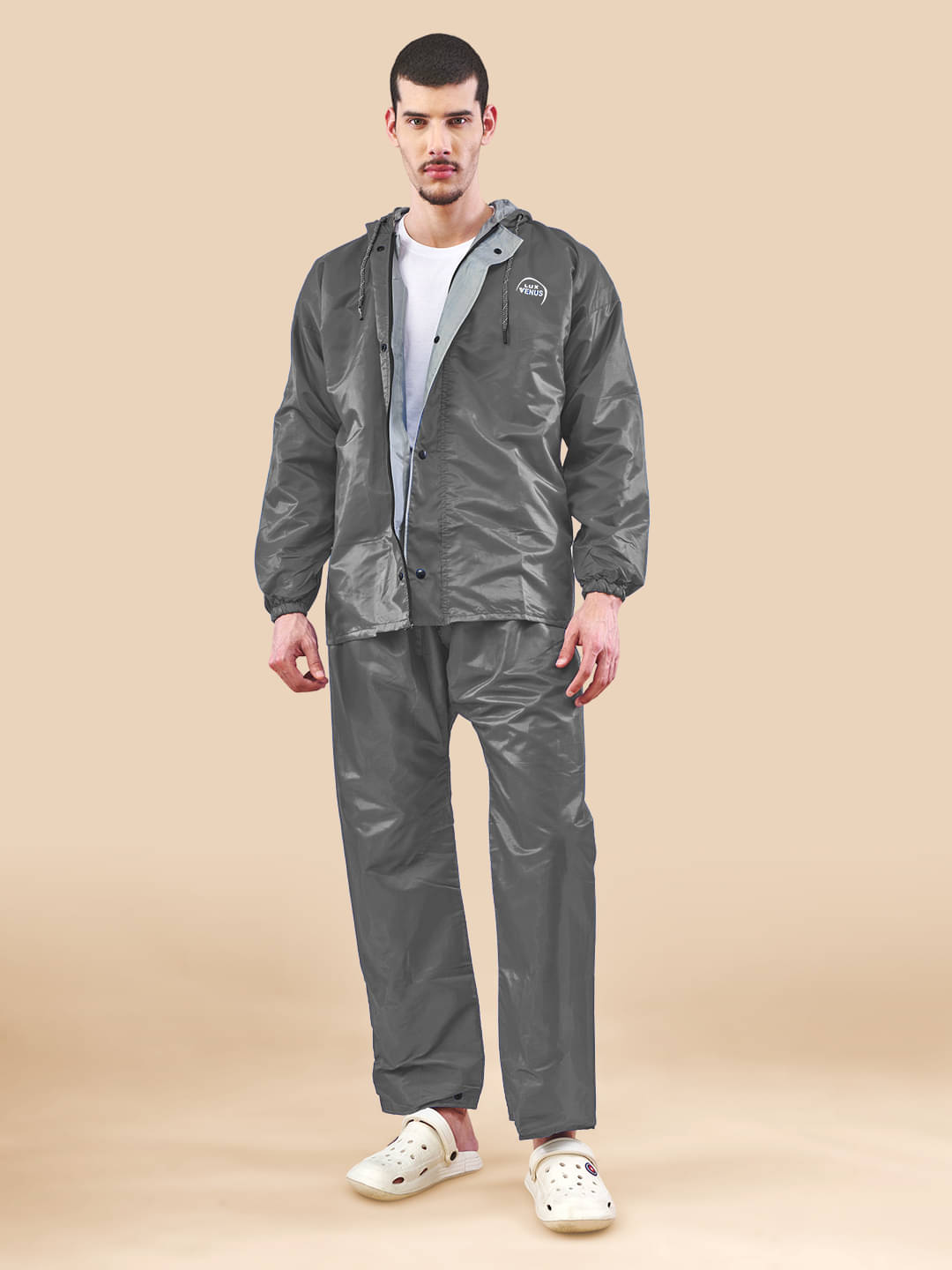 lux venus Grey Polyester Men's Rain Suit ( Pack of 1 ) lux venus Grey Polyester Men's Rain Suit ( Pack of 1 )