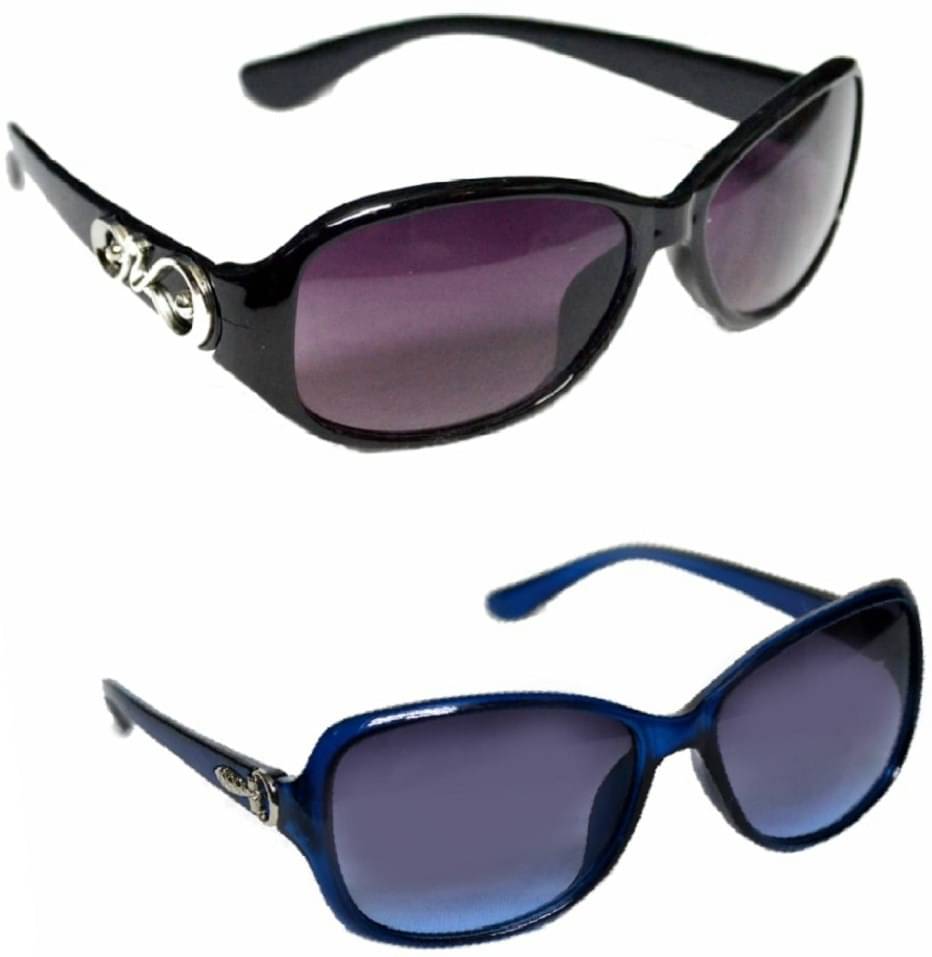 uzak Black Oval Sunglasses ( Pack of 1 ) uzak Black Oval Sunglasses ( Pack of 1 )