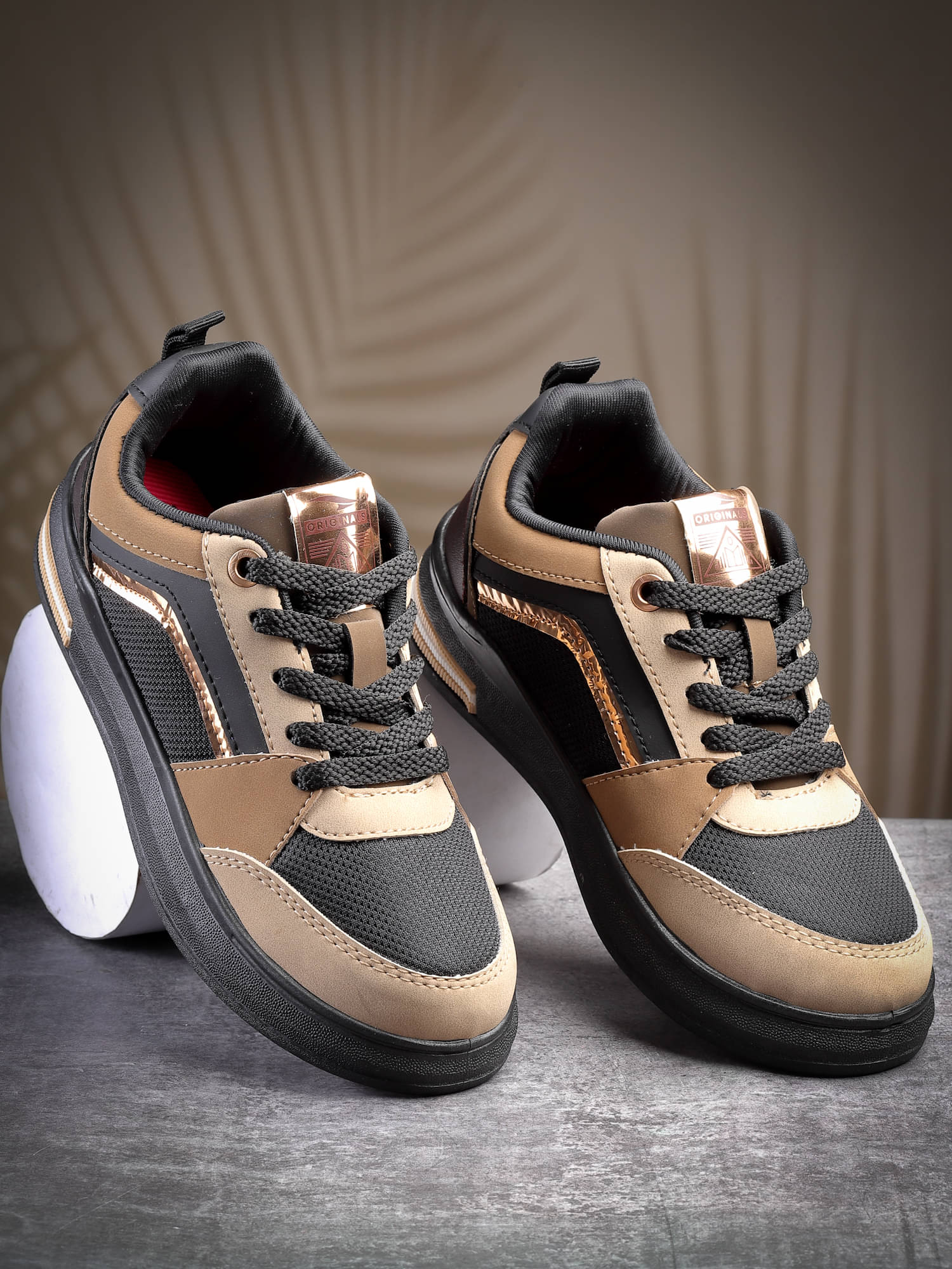     			ASIAN Beige Women's Sneakers
