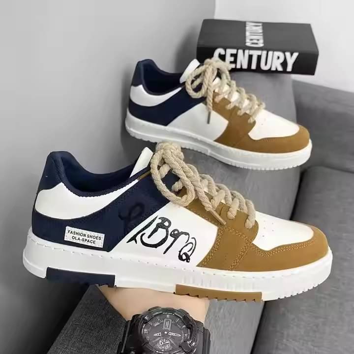     			Akiko GRAFFITI EDGE orange Men's Sneakers