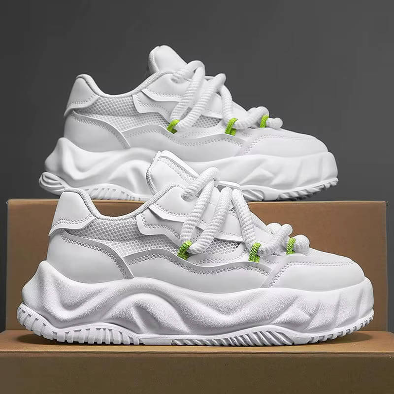     			Akiko VIDESTEP White Men's Sneakers