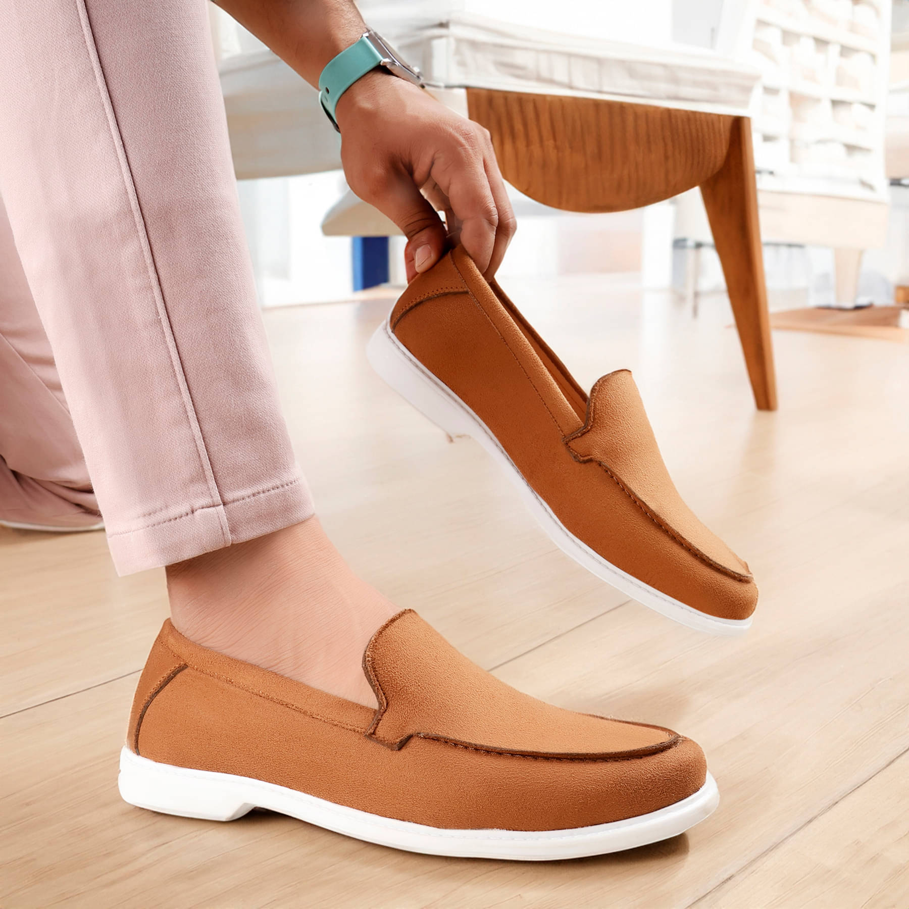     			BXXY Khaki Men's Slip on
