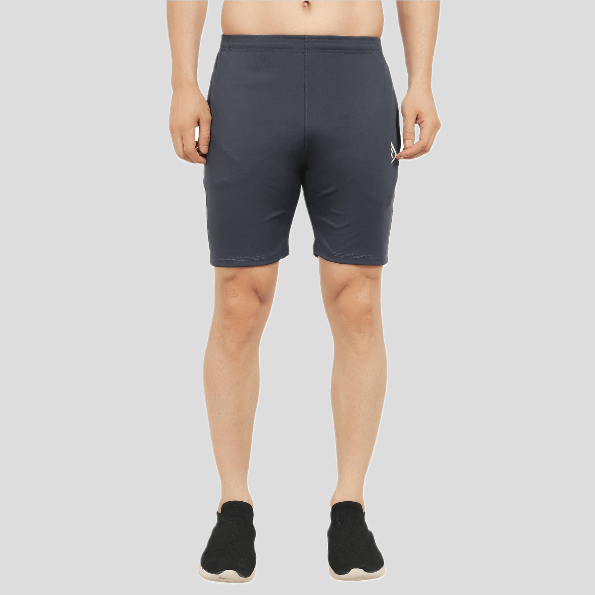     			DIHOX Dark Grey Polyester Men's Running Shorts ( Pack of 1 )