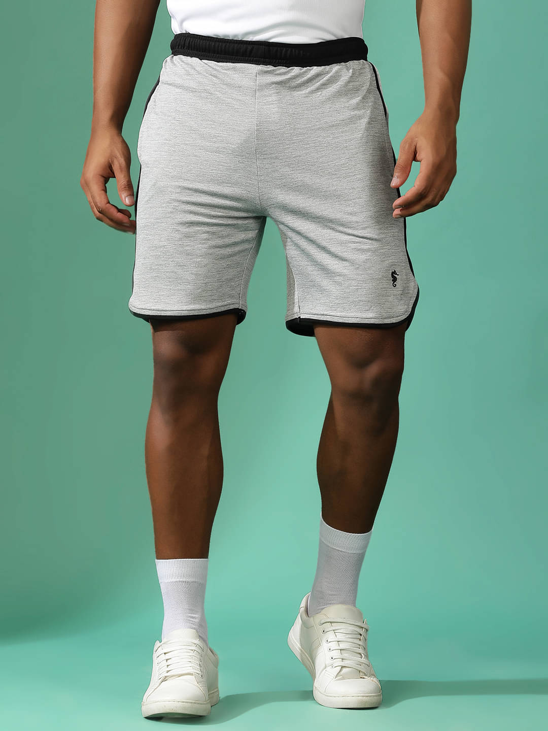 EPPE Dark Grey Polyester Men's Gym Shorts ( Pack of 1 ) EPPE Dark Grey Polyester Men's Gym Shorts ( Pack of 1 )