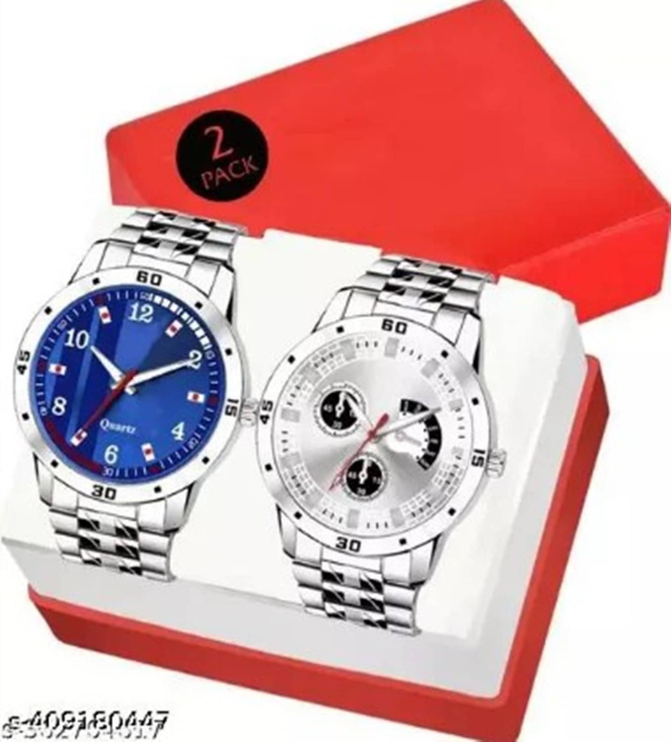 Fadiso Fashion Silver Stainless Steel Analog Men's Watch