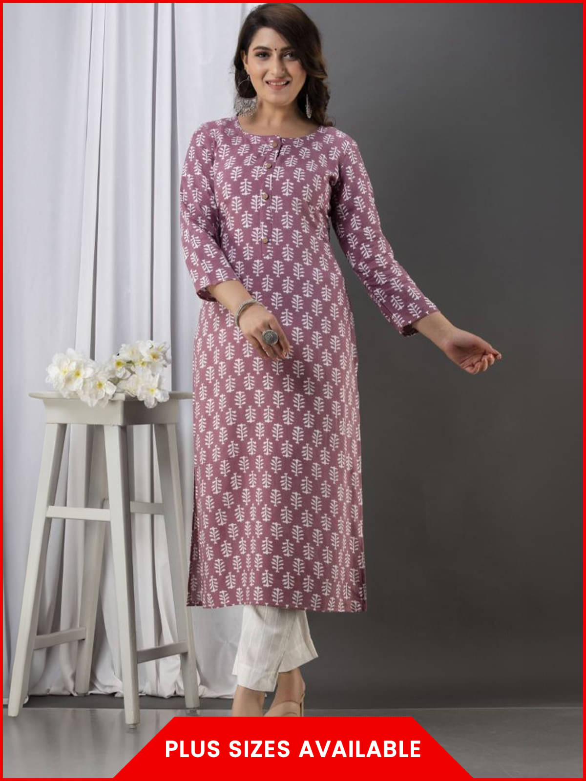 Greyshade Women's Cotton Blend Printed Straight Kurti - ( Multicolor ) Greyshade Women's Cotton Blend Printed Straight Kurti - ( Multicolor )