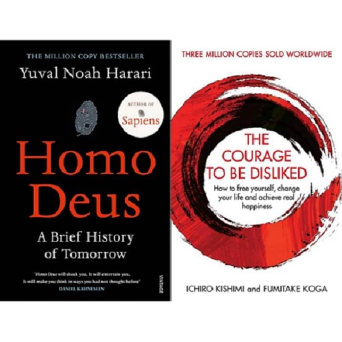     			Homo Deus & The Courage To Be Disliked By Yuval Noah & Fumitake Koga
