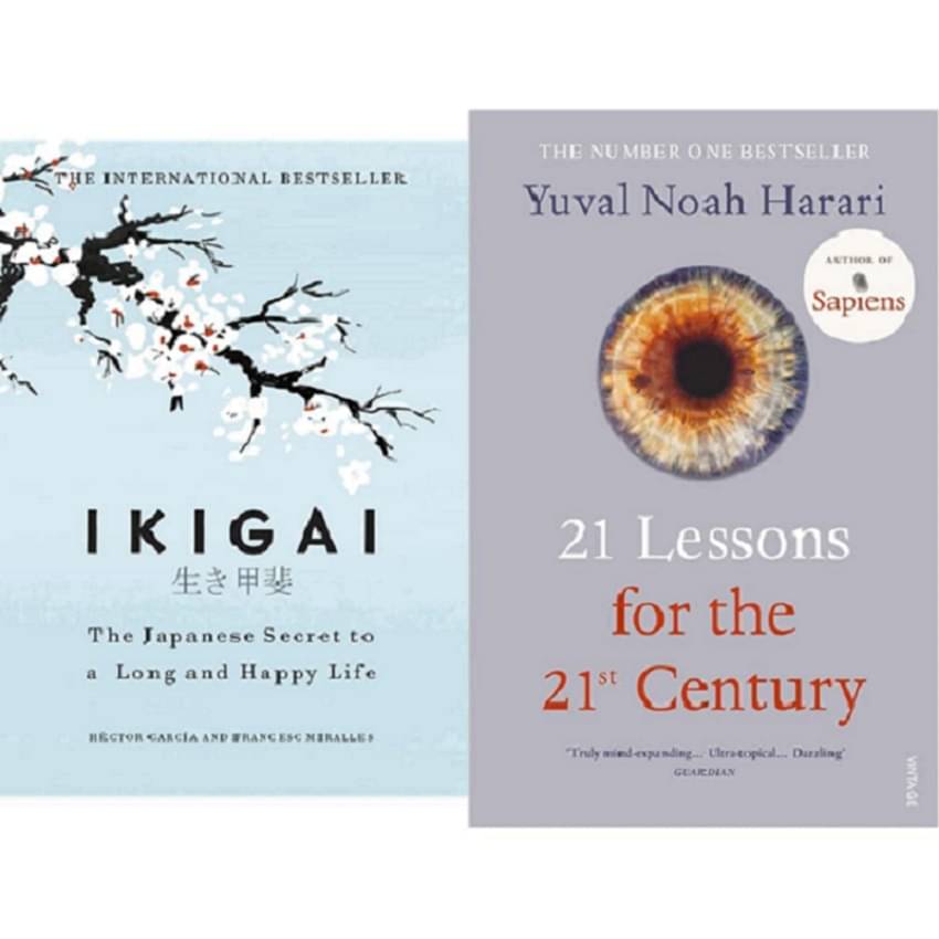     			Ikigai & 21 Lessons for the 21st Century By Garcia Hector & Yuval Noah Harari