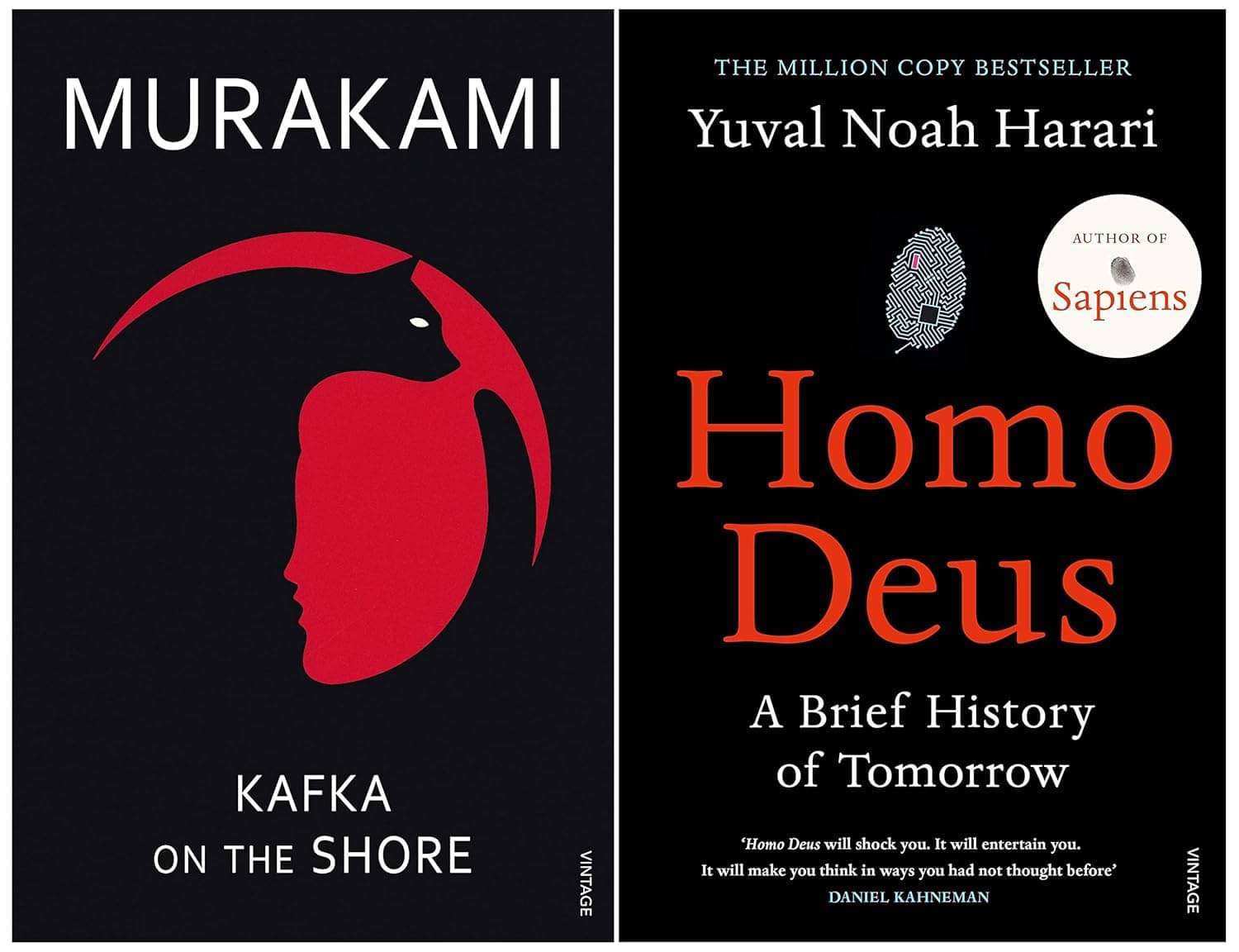 Kafka on the Shore & Homo Deus By Haruki Murakami & Yuval Noah Kafka on the Shore & Homo Deus By Haruki Murakami & Yuval Noah