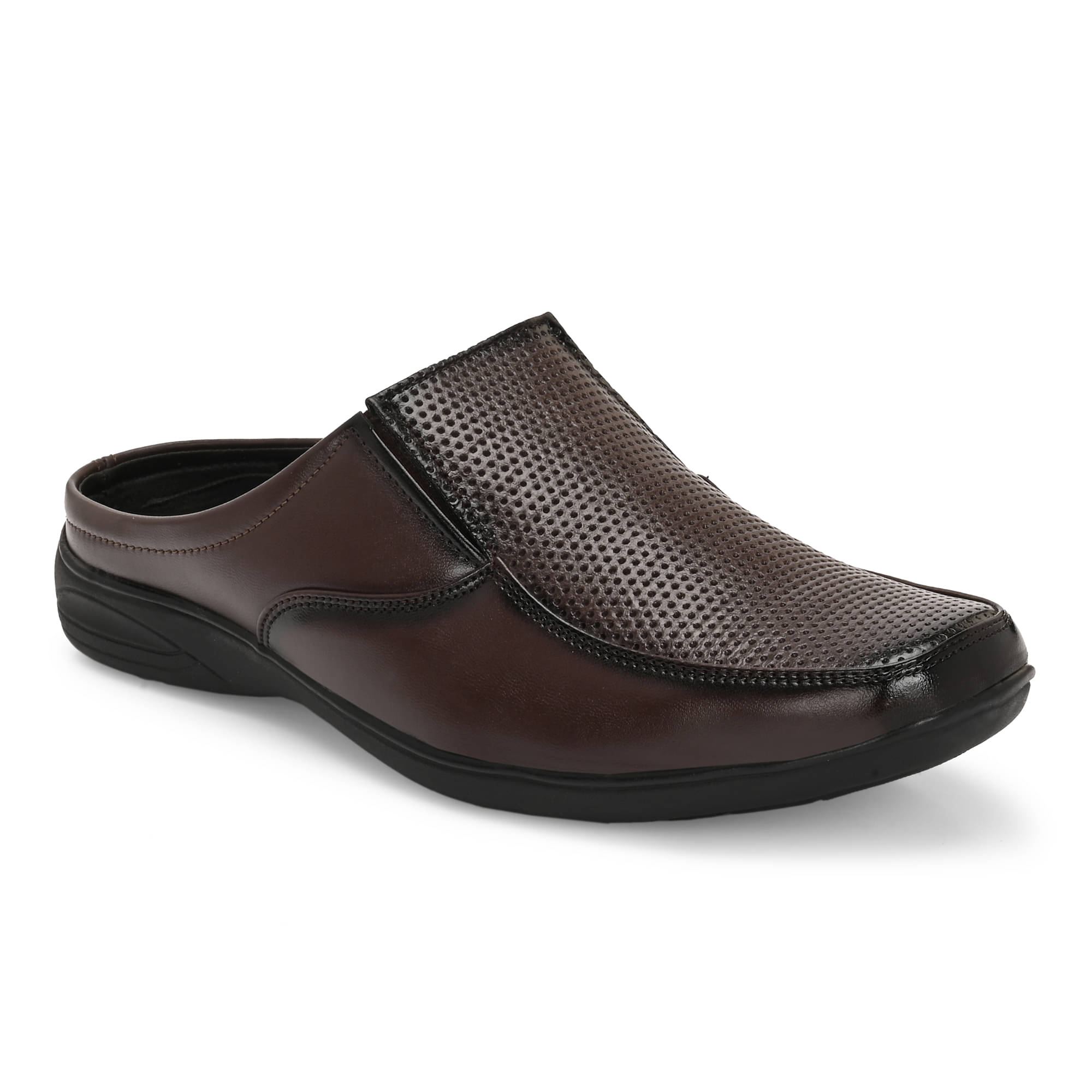     			Leeport Brown Men's Slip On Formal Shoes